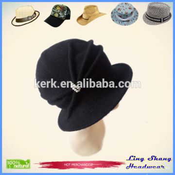 Lady Fashion Hat 100% chapeau de laine